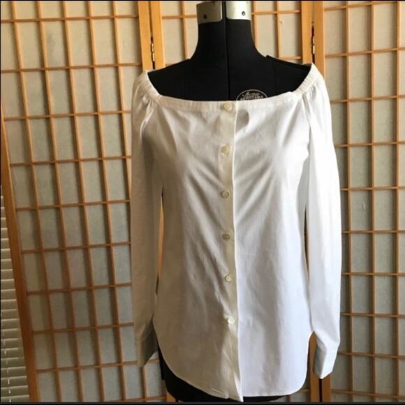 Theory Off Shoulder Ariana Top - Picture 3 of 3